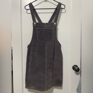 BlueSpice Jumper-minidress-corduroy purple/grey dress